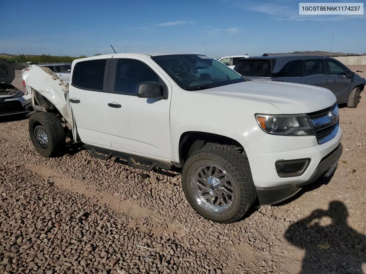2019 Chevrolet Colorado VIN: 1GCGTBEN6K1174237 Lot: 58972285