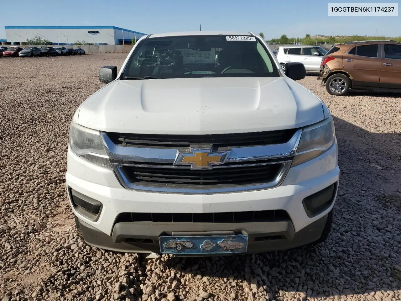2019 Chevrolet Colorado VIN: 1GCGTBEN6K1174237 Lot: 58972285