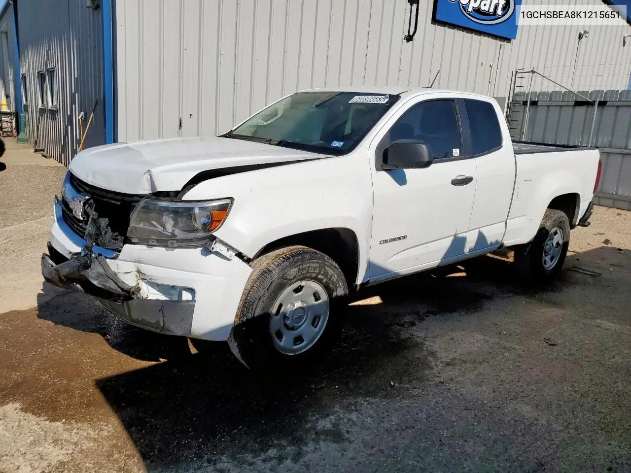 2019 Chevrolet Colorado VIN: 1GCHSBEA8K1215651 Lot: 60896665