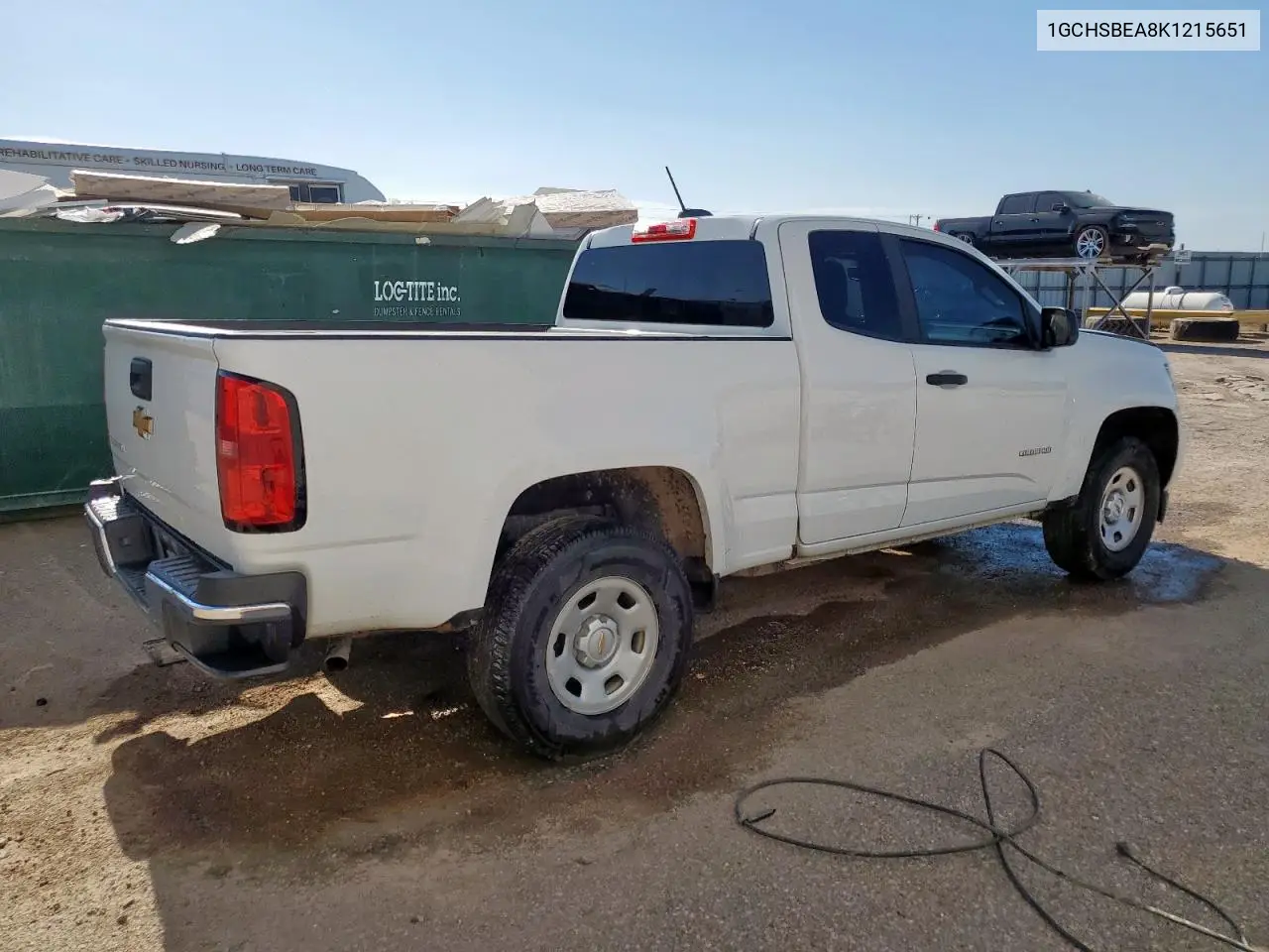 2019 Chevrolet Colorado VIN: 1GCHSBEA8K1215651 Lot: 60896665