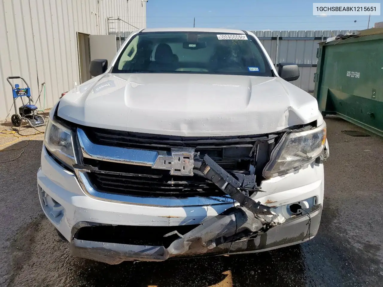 2019 Chevrolet Colorado VIN: 1GCHSBEA8K1215651 Lot: 60896665