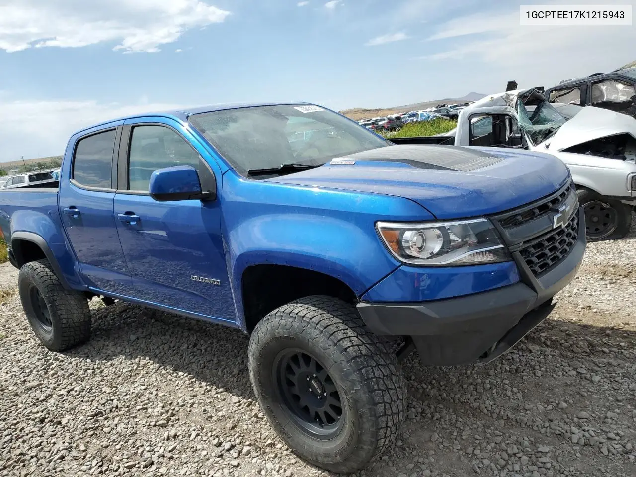 2019 Chevrolet Colorado Zr2 VIN: 1GCPTEE17K1215943 Lot: 63032565