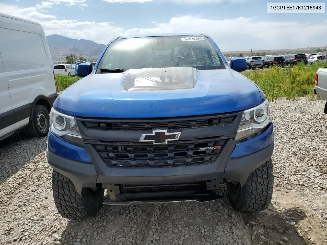 2019 Chevrolet Colorado Zr2 VIN: 1GCPTEE17K1215943 Lot: 63032565