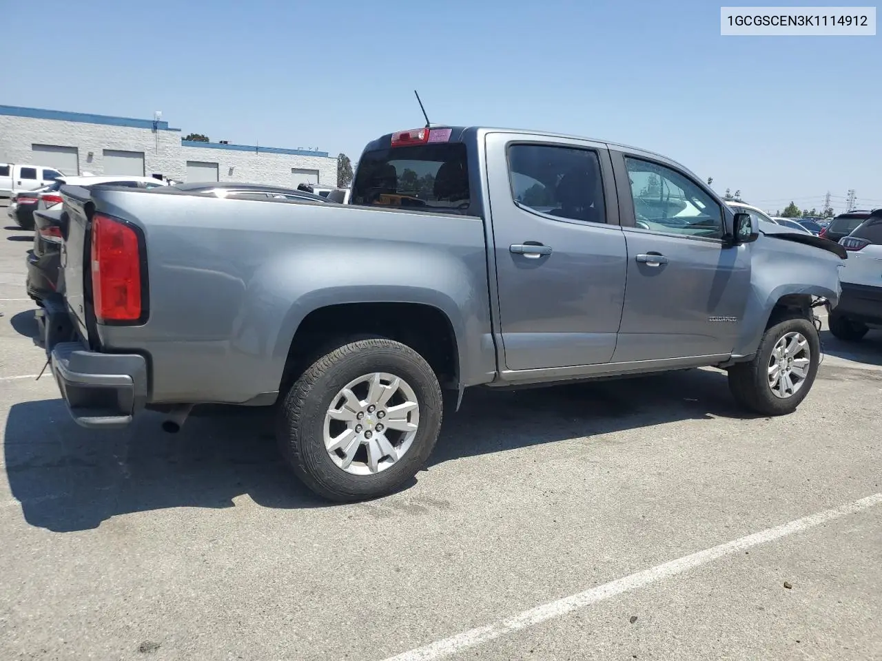 2019 Chevrolet Colorado Lt VIN: 1GCGSCEN3K1114912 Lot: 65594025