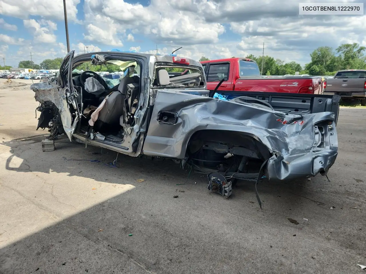 2020 Chevrolet Colorado VIN: 1GCGTBEN8L1222970 Lot: 62427235