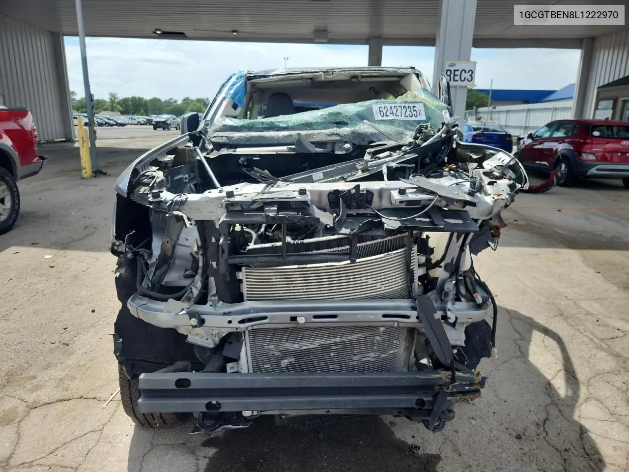 2020 Chevrolet Colorado VIN: 1GCGTBEN8L1222970 Lot: 62427235