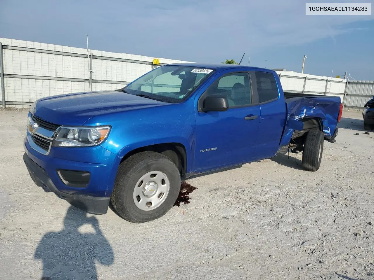 2020 Chevrolet Colorado VIN: 1GCHSAEA0L1134283 Lot: 62559425