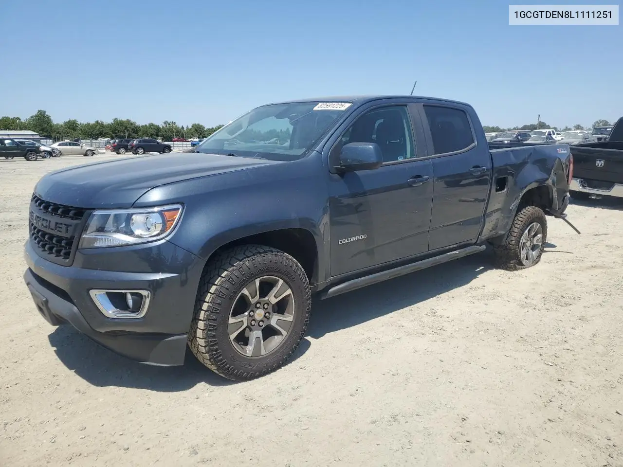 2020 Chevrolet Colorado Z71 VIN: 1GCGTDEN8L1111251 Lot: 62591225