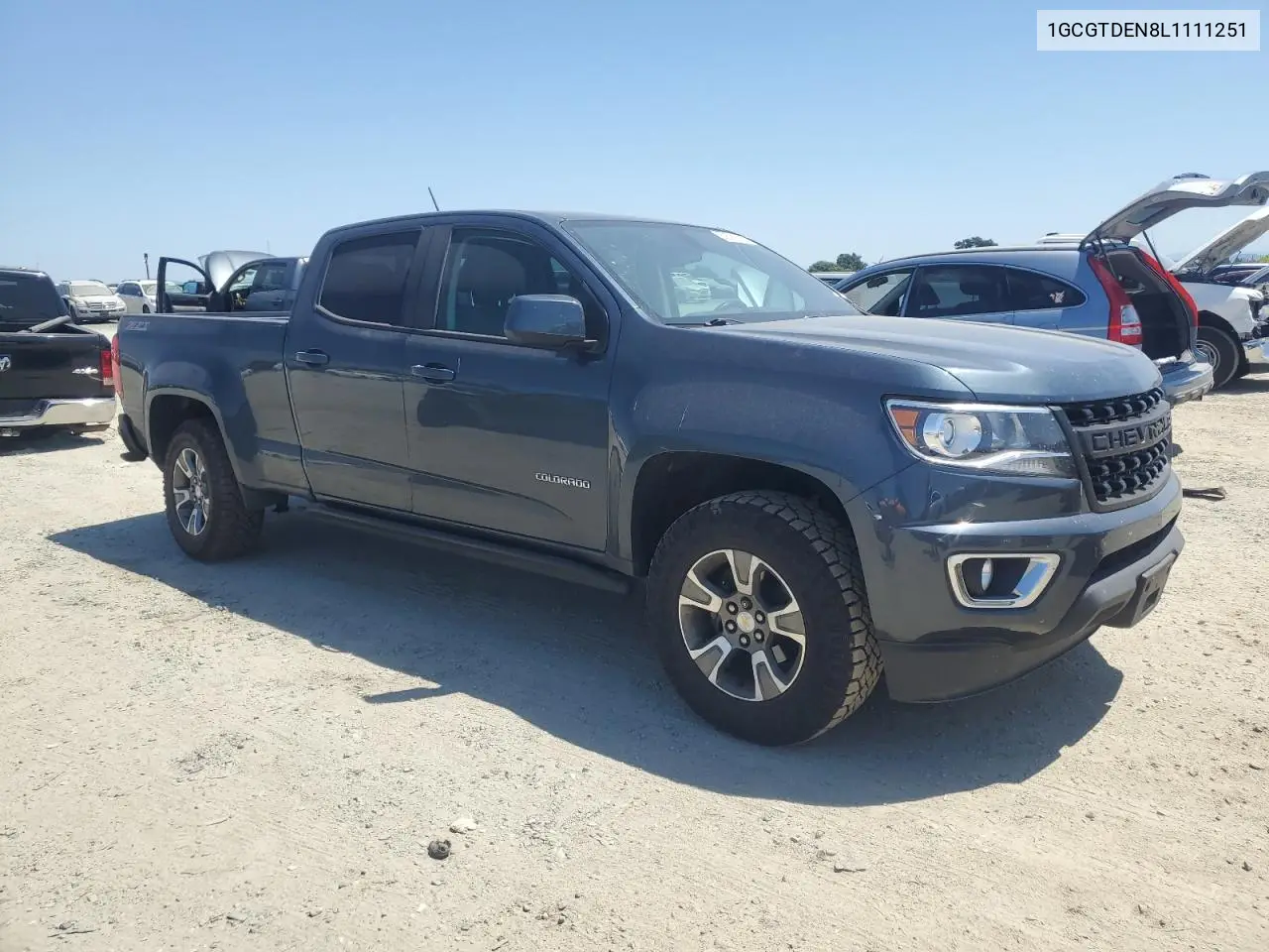 2020 Chevrolet Colorado Z71 VIN: 1GCGTDEN8L1111251 Lot: 62591225