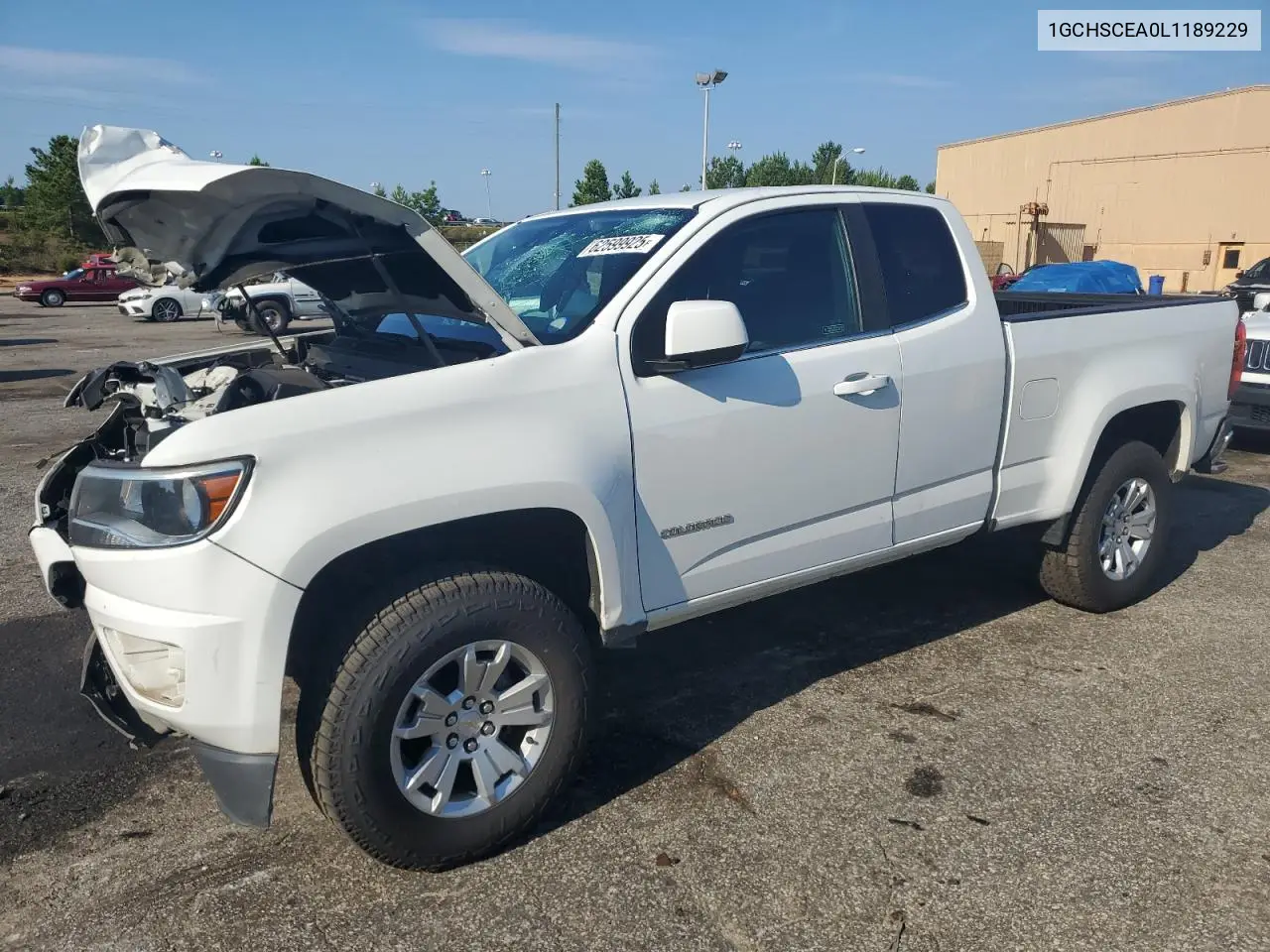 2020 Chevrolet Colorado Lt VIN: 1GCHSCEA0L1189229 Lot: 62599925