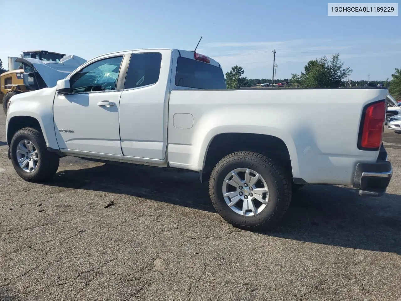 2020 Chevrolet Colorado Lt VIN: 1GCHSCEA0L1189229 Lot: 62599925