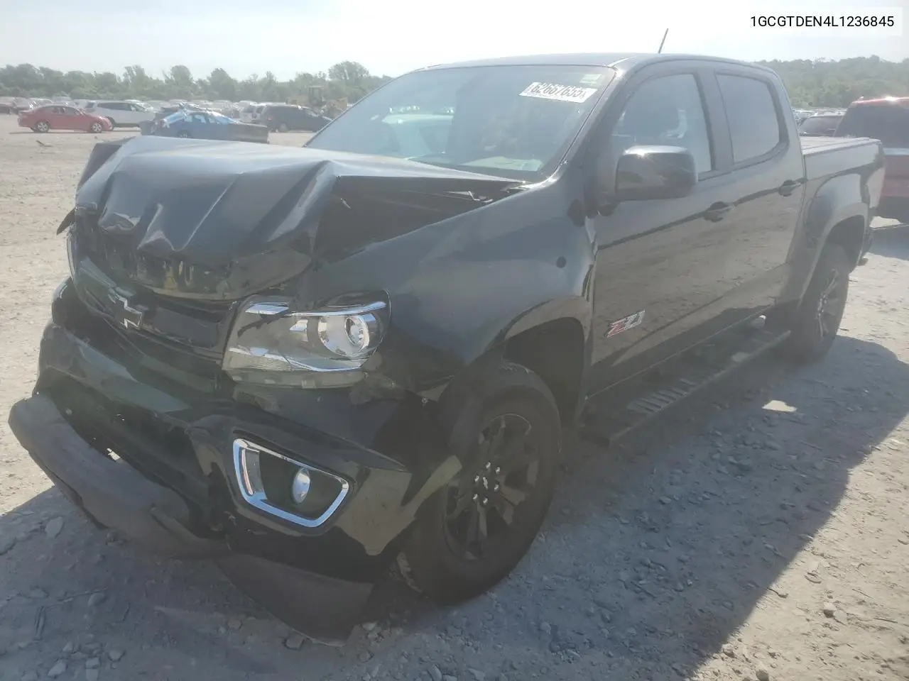 2020 Chevrolet Colorado Z71 VIN: 1GCGTDEN4L1236845 Lot: 62667655