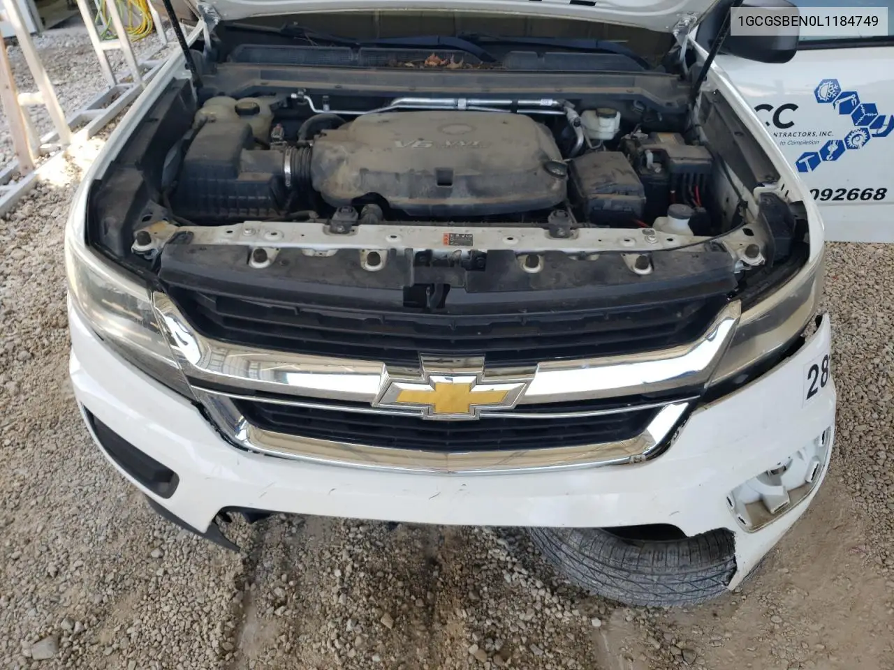 2020 Chevrolet Colorado VIN: 1GCGSBEN0L1184749 Lot: 63747905