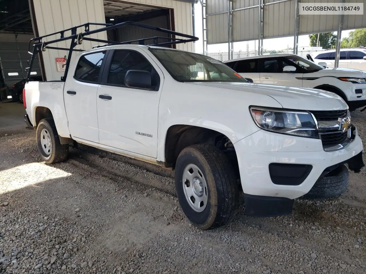 2020 Chevrolet Colorado VIN: 1GCGSBEN0L1184749 Lot: 63747905