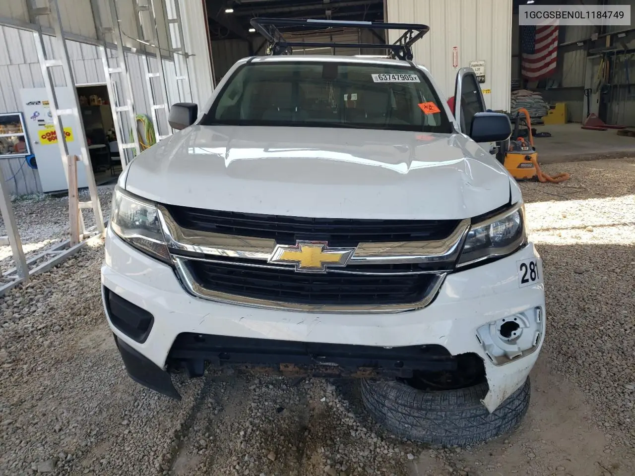 2020 Chevrolet Colorado VIN: 1GCGSBEN0L1184749 Lot: 63747905