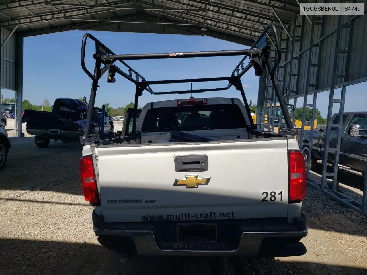 2020 Chevrolet Colorado VIN: 1GCGSBEN0L1184749 Lot: 63747905