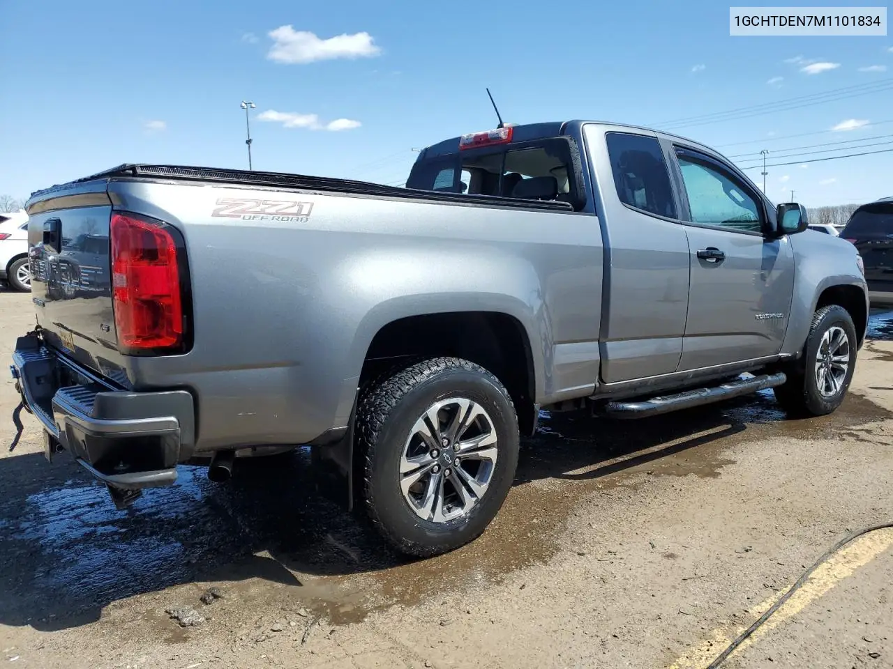 2021 Chevrolet Colorado Z71 VIN: 1GCHTDEN7M1101834 Lot: 52035495