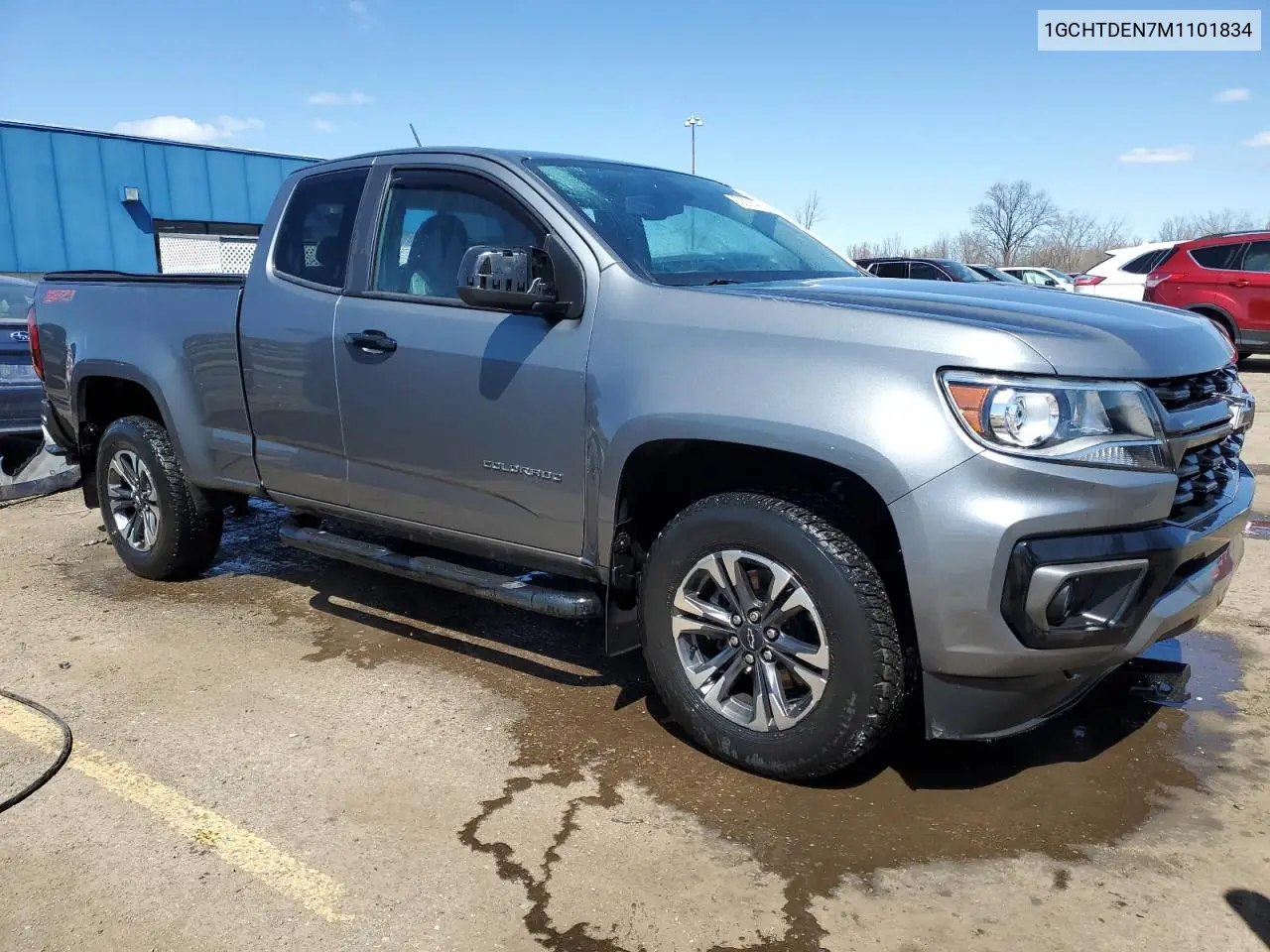 2021 Chevrolet Colorado Z71 VIN: 1GCHTDEN7M1101834 Lot: 52035495