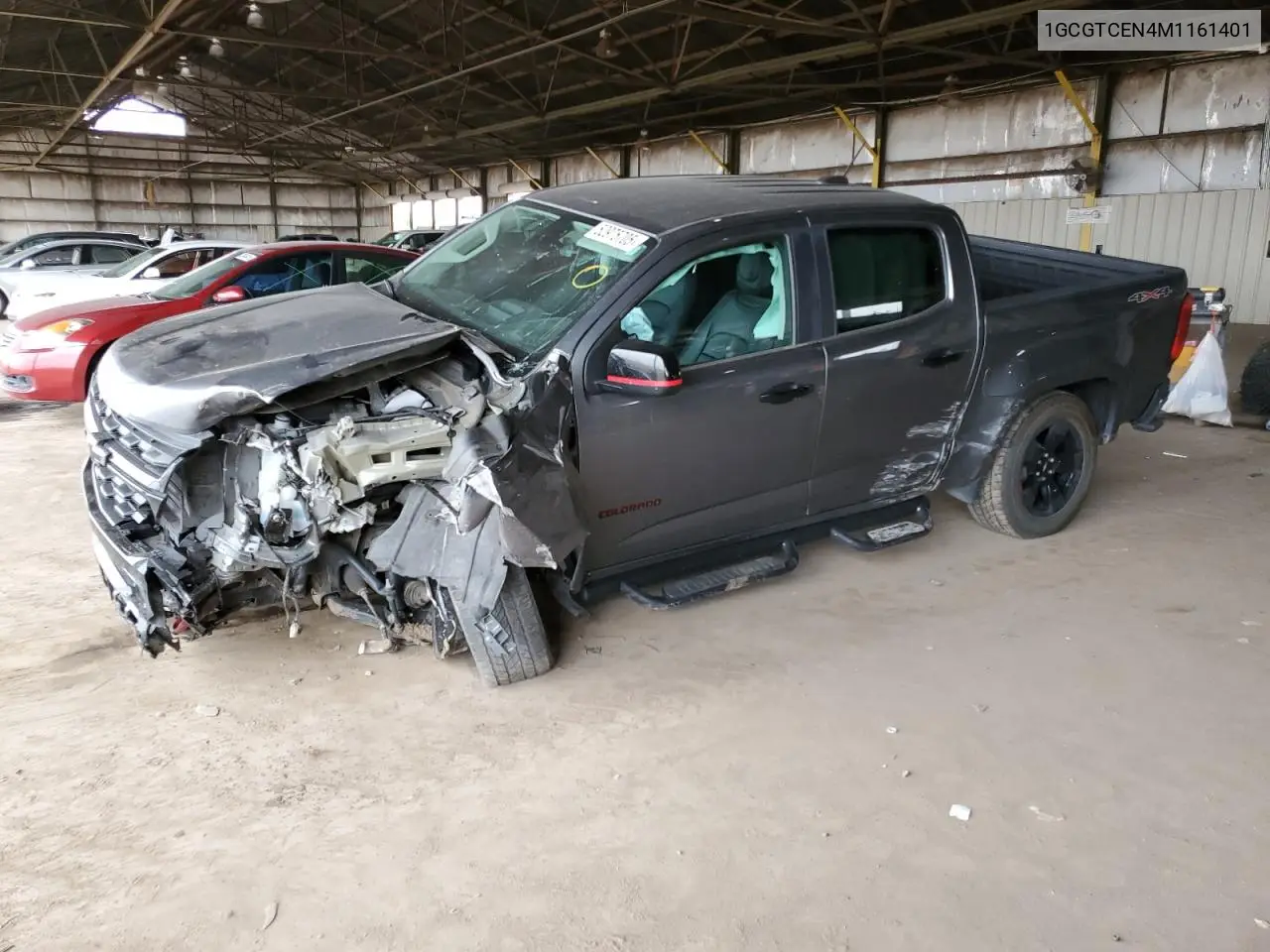 2021 Chevrolet Colorado Lt VIN: 1GCGTCEN4M1161401 Lot: 52975705
