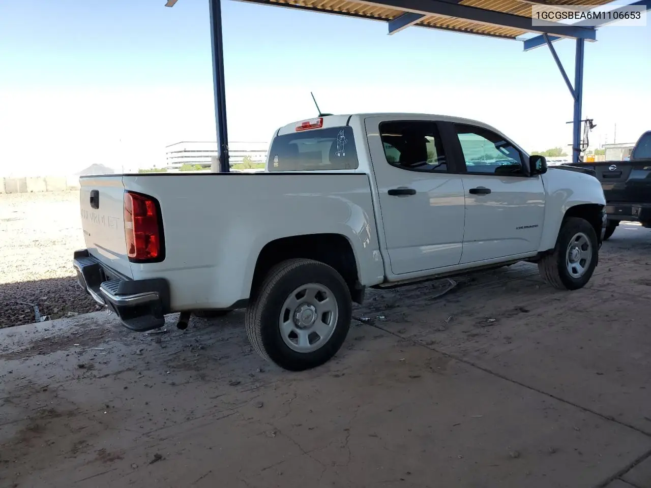 2021 Chevrolet Colorado VIN: 1GCGSBEA6M1106653 Lot: 56607495