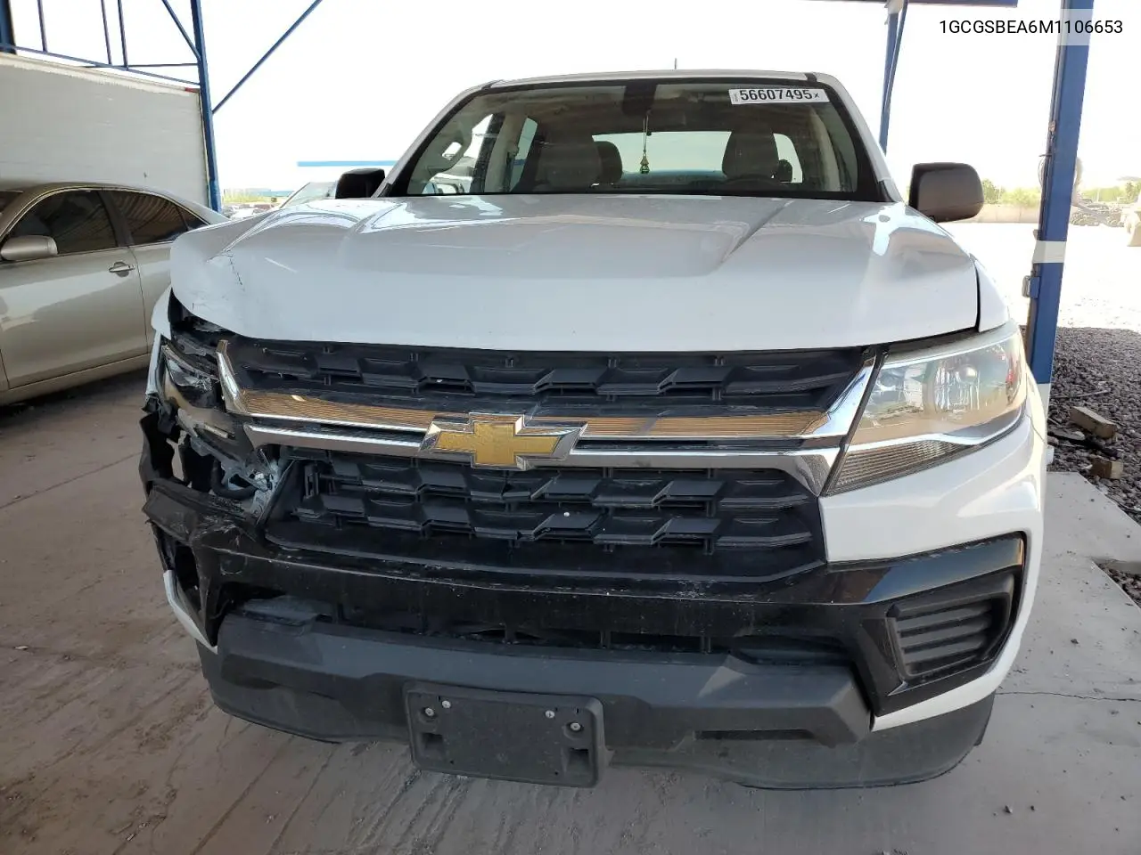 2021 Chevrolet Colorado VIN: 1GCGSBEA6M1106653 Lot: 56607495