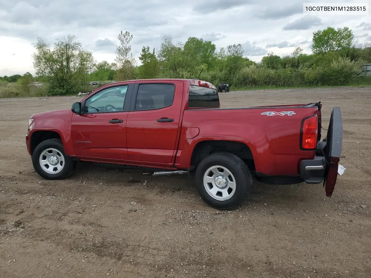 2021 Chevrolet Colorado VIN: 1GCGTBEN1M1283515 Lot: 56723975