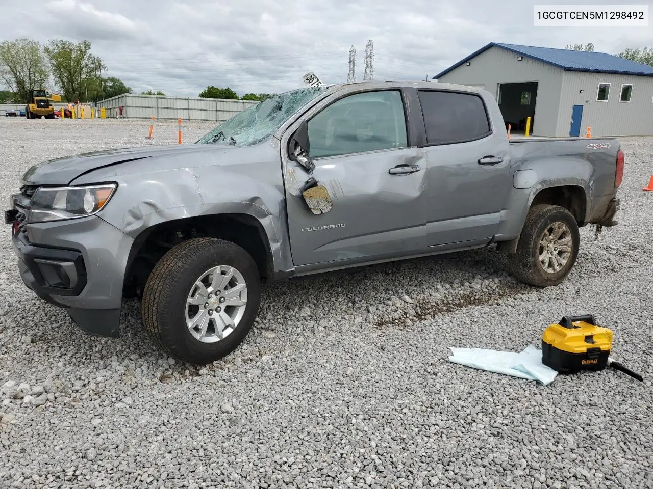 2021 Chevrolet Colorado Lt VIN: 1GCGTCEN5M1298492 Lot: 56751315