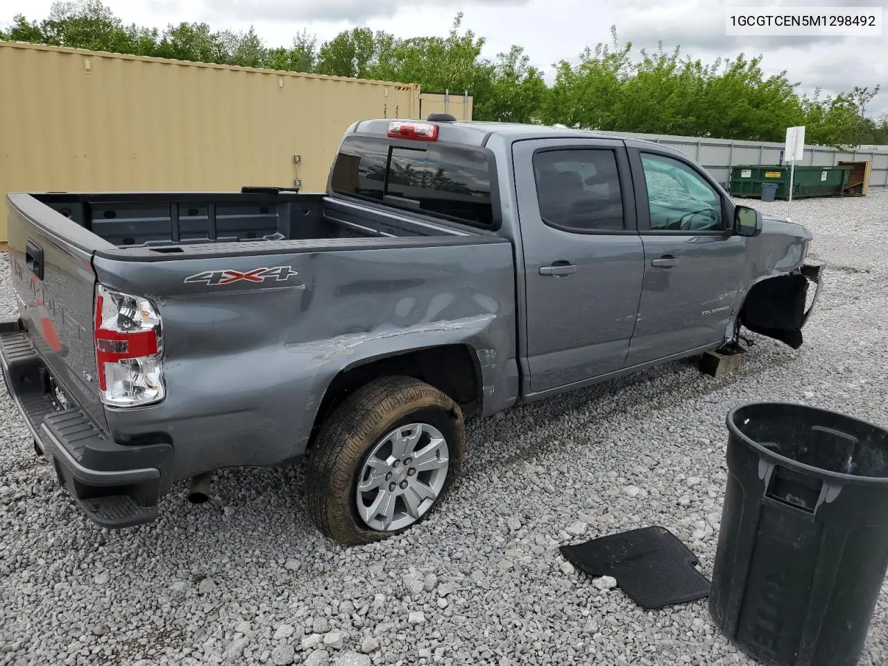 2021 Chevrolet Colorado Lt VIN: 1GCGTCEN5M1298492 Lot: 56751315