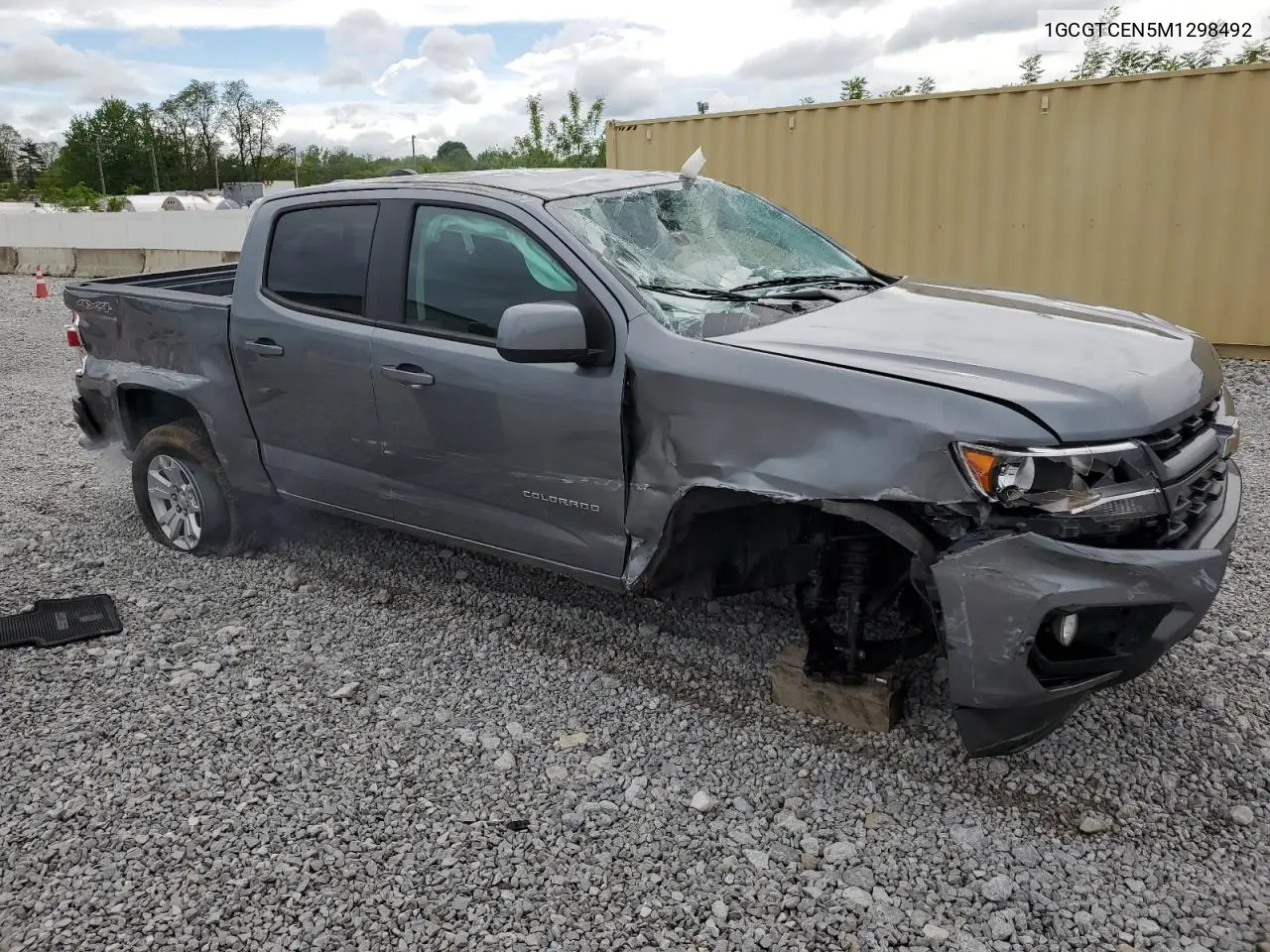 2021 Chevrolet Colorado Lt VIN: 1GCGTCEN5M1298492 Lot: 56751315