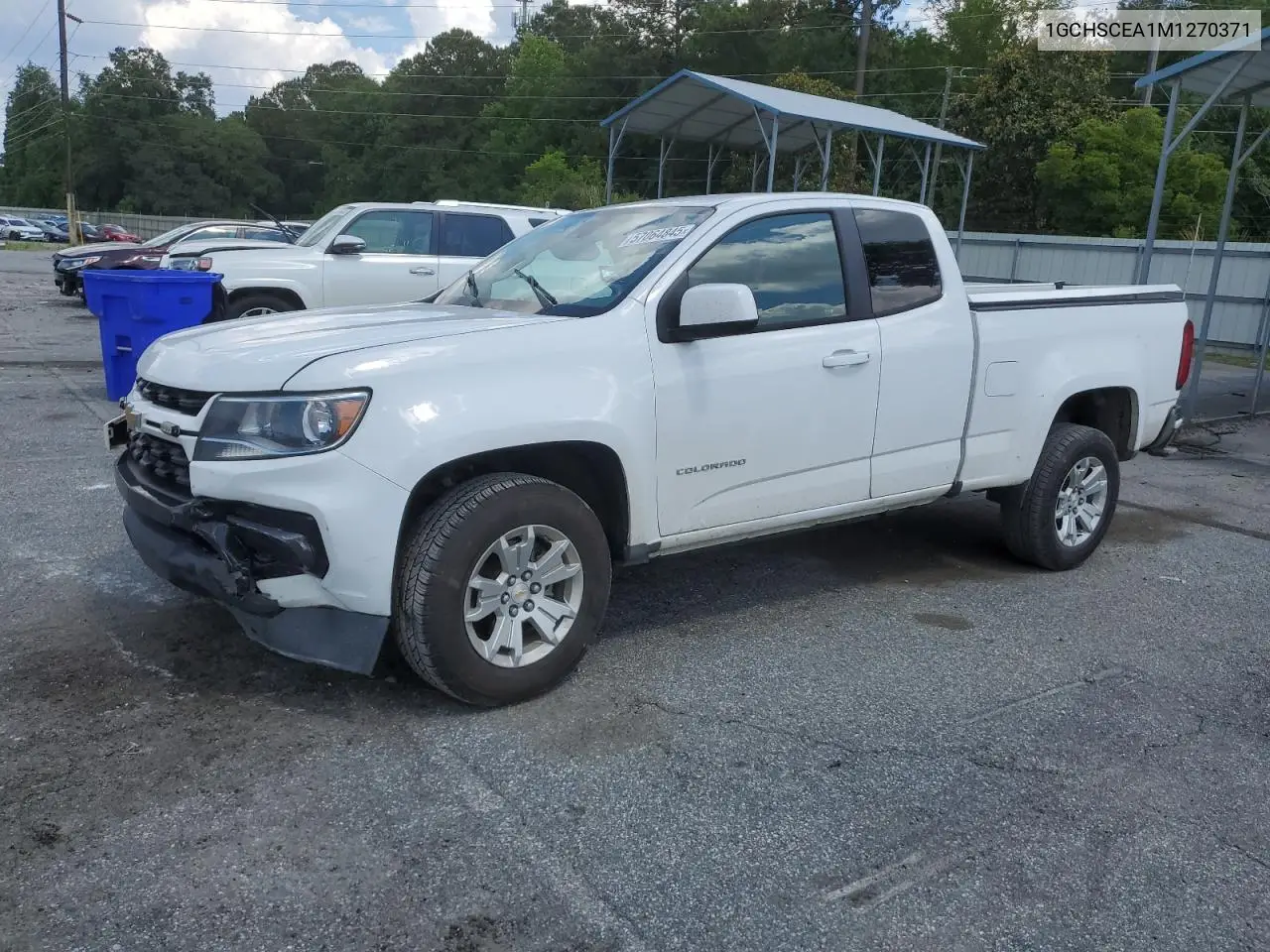 2021 Chevrolet Colorado Lt VIN: 1GCHSCEA1M1270371 Lot: 57064845
