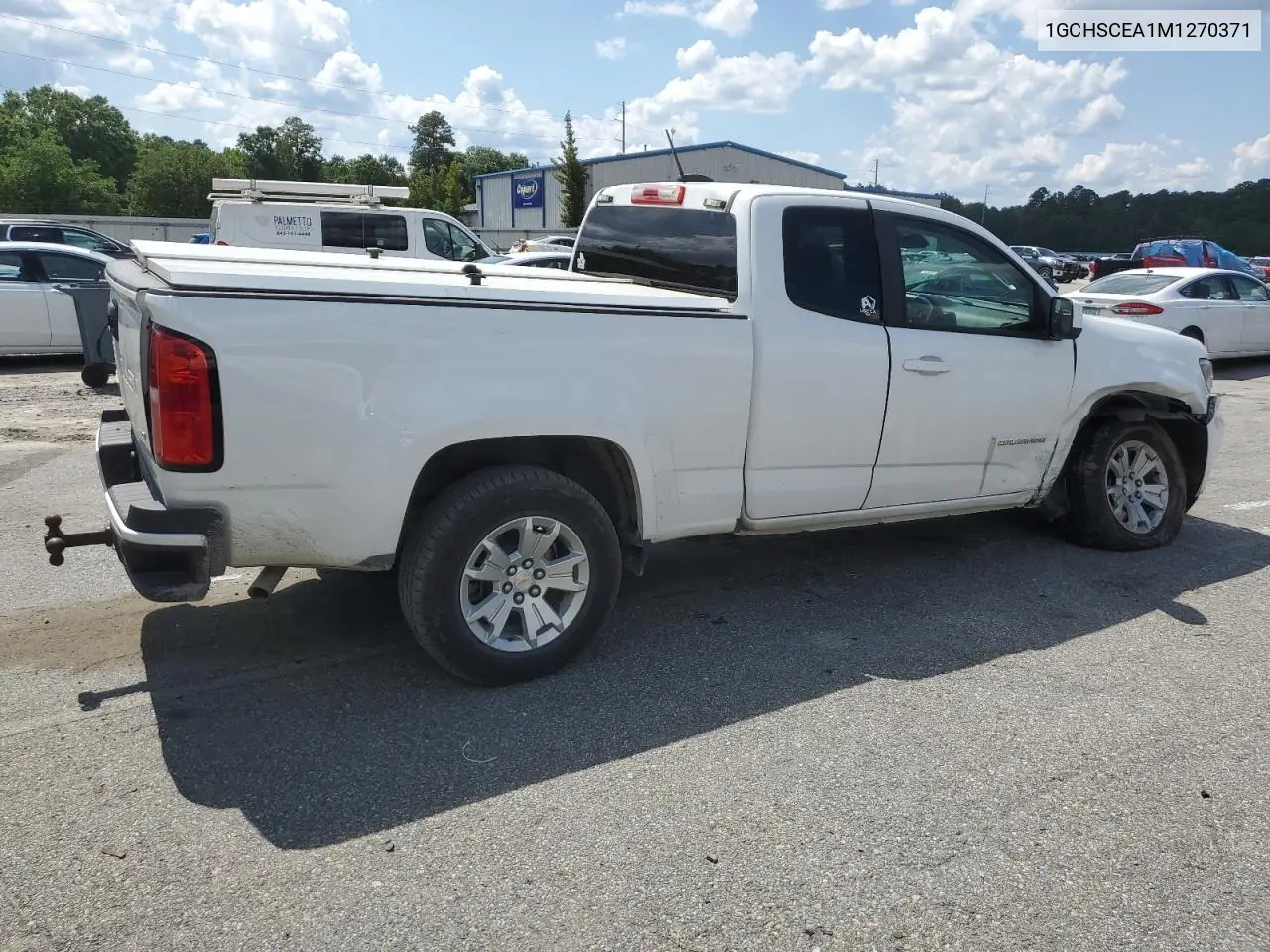 2021 Chevrolet Colorado Lt VIN: 1GCHSCEA1M1270371 Lot: 57064845
