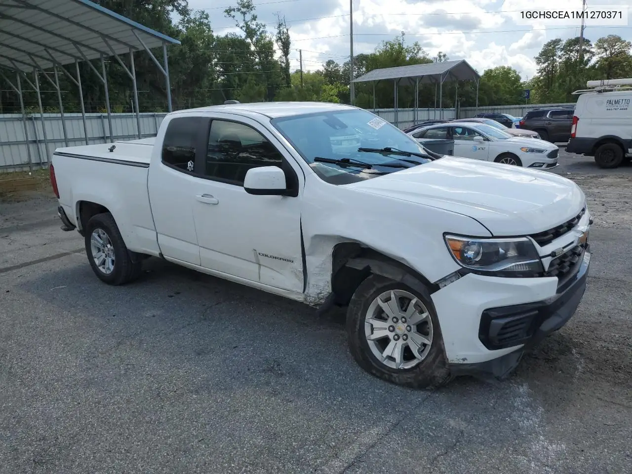 2021 Chevrolet Colorado Lt VIN: 1GCHSCEA1M1270371 Lot: 57064845