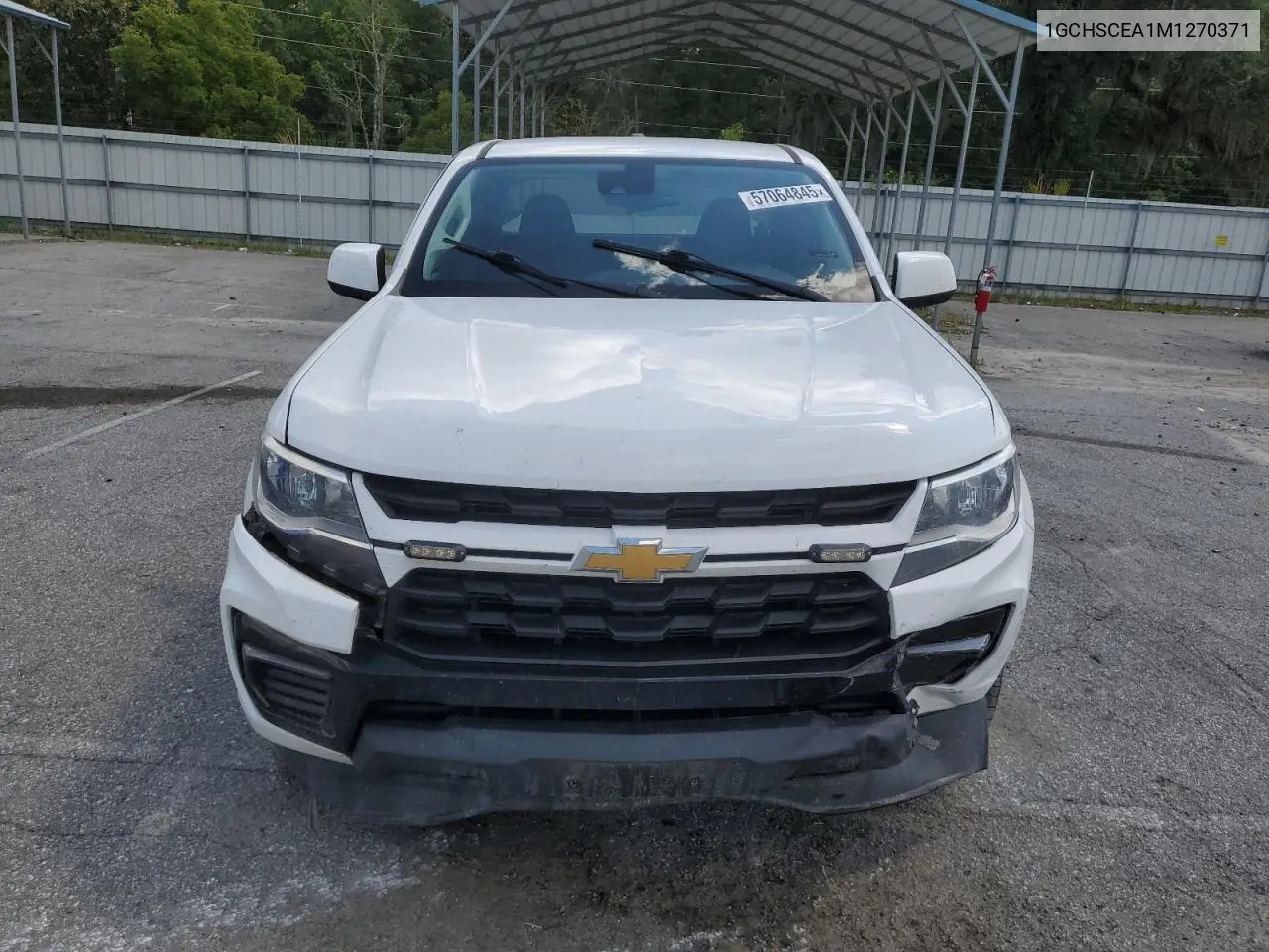 2021 Chevrolet Colorado Lt VIN: 1GCHSCEA1M1270371 Lot: 57064845