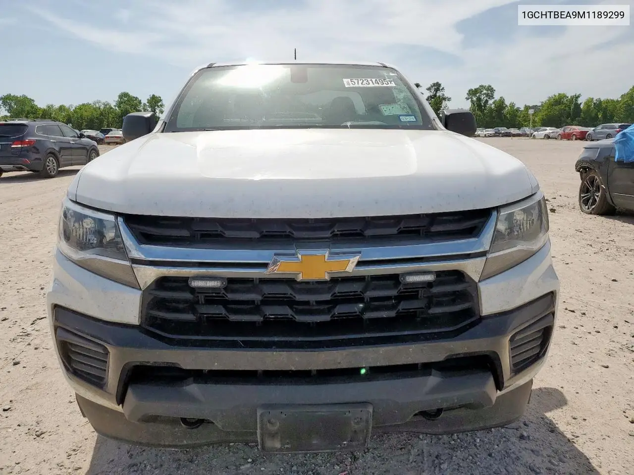2021 Chevrolet Colorado VIN: 1GCHTBEA9M1189299 Lot: 57231495