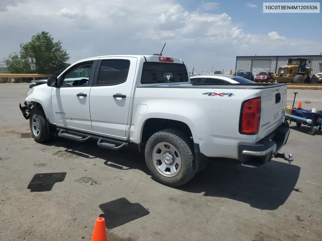 2021 Chevrolet Colorado VIN: 1GCGTBEN4M1205536 Lot: 61927795