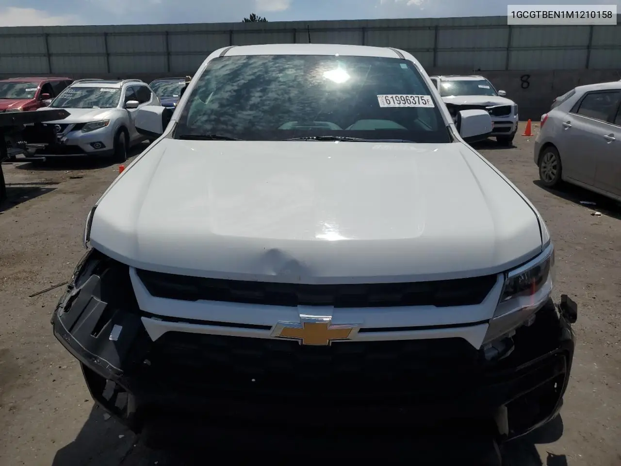 2021 Chevrolet Colorado VIN: 1GCGTBEN1M1210158 Lot: 61996375