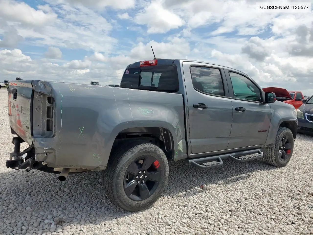 2021 Chevrolet Colorado Lt VIN: 1GCGSCEN6M1135577 Lot: 62049645