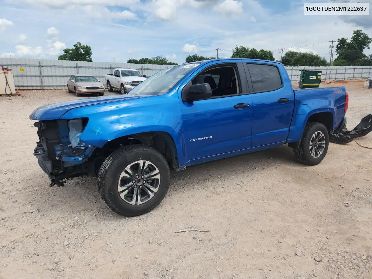 2021 Chevrolet Colorado Z71 VIN: 1GCGTDEN2M1222637 Lot: 62191395