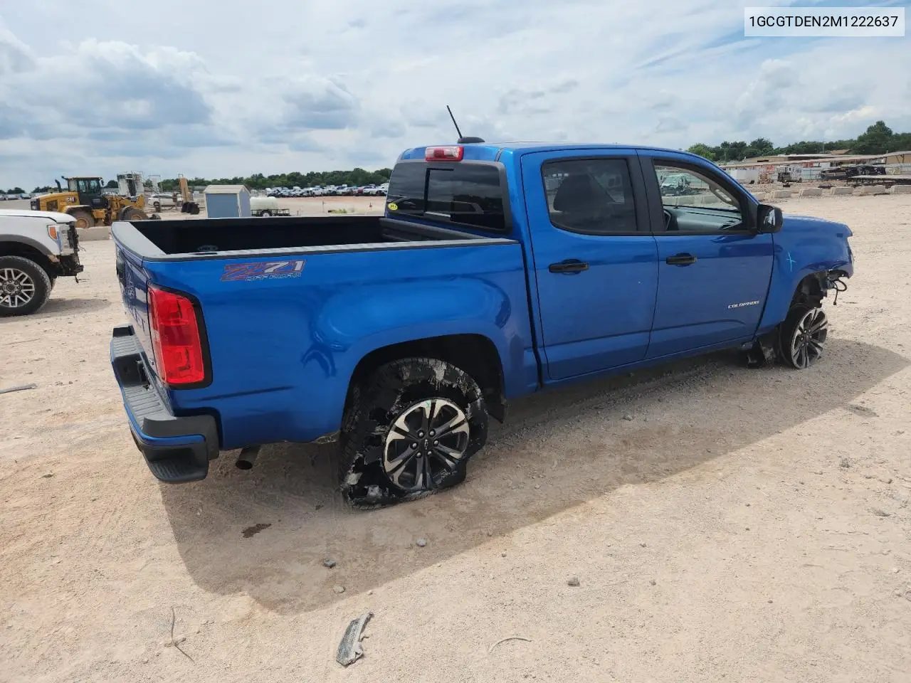 2021 Chevrolet Colorado Z71 VIN: 1GCGTDEN2M1222637 Lot: 62191395