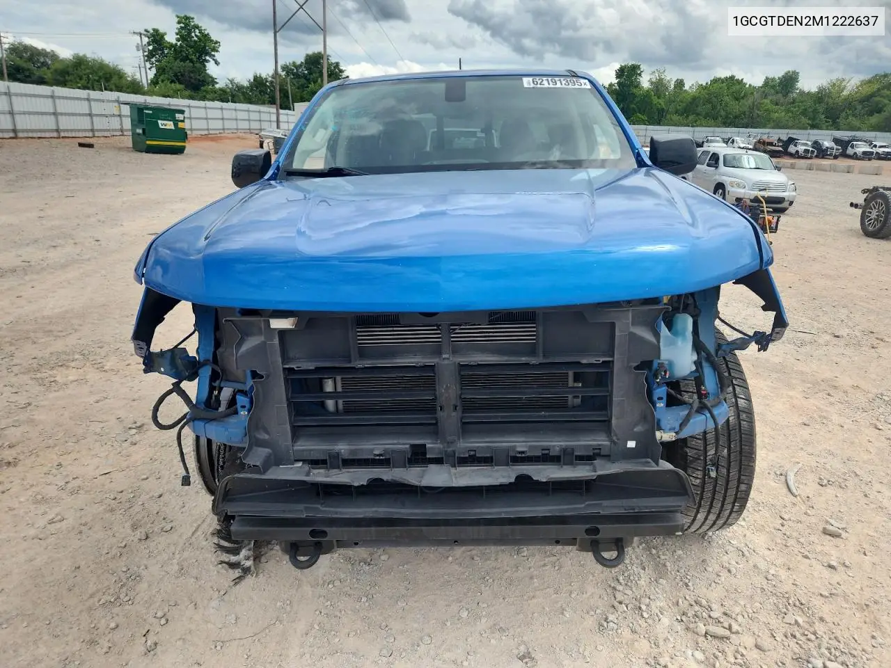 2021 Chevrolet Colorado Z71 VIN: 1GCGTDEN2M1222637 Lot: 62191395