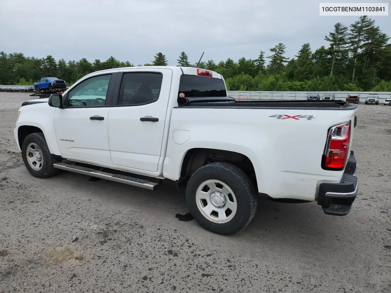 2021 Chevrolet Colorado VIN: 1GCGTBEN3M1103841 Lot: 62326145