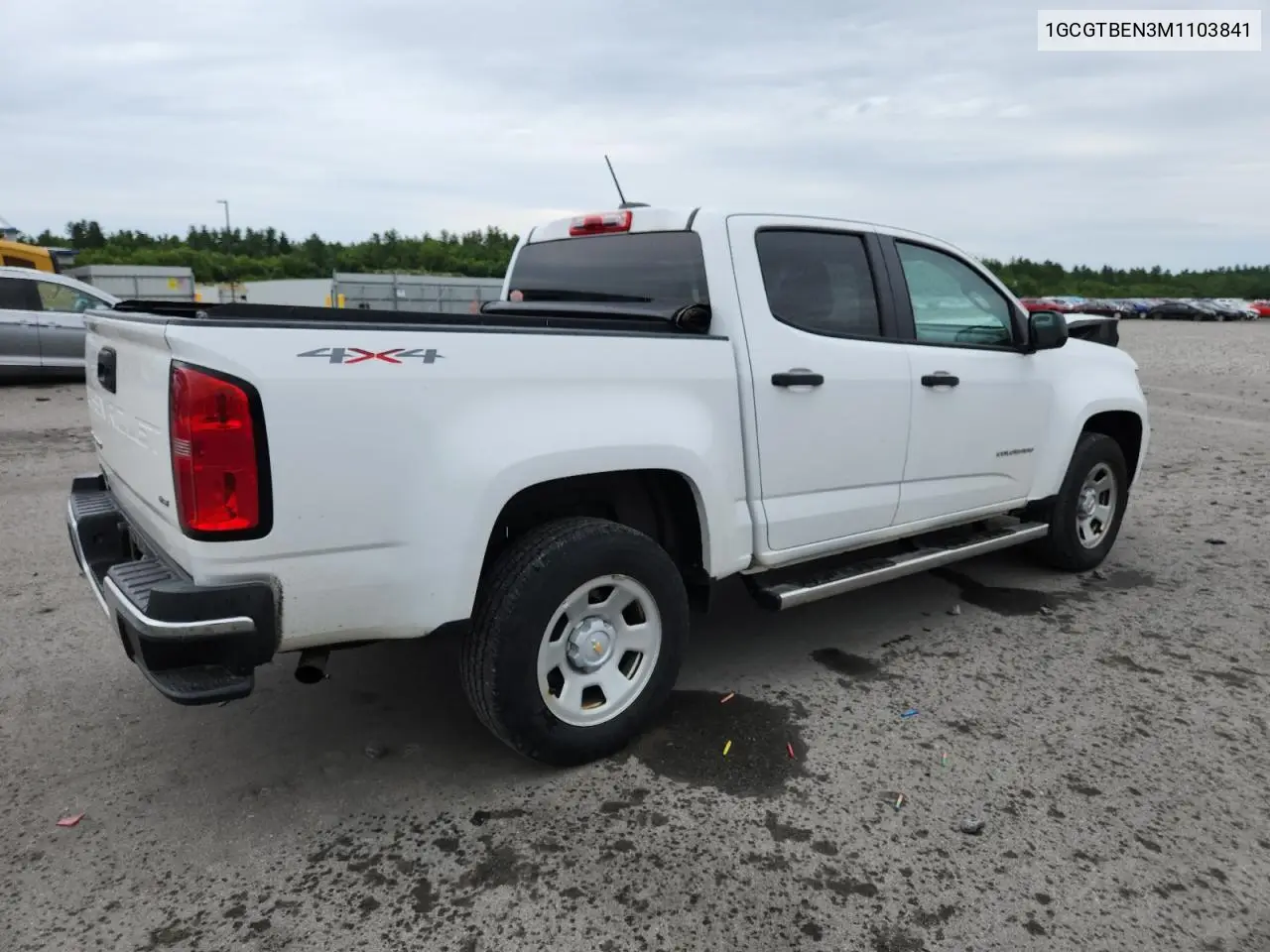 2021 Chevrolet Colorado VIN: 1GCGTBEN3M1103841 Lot: 62326145