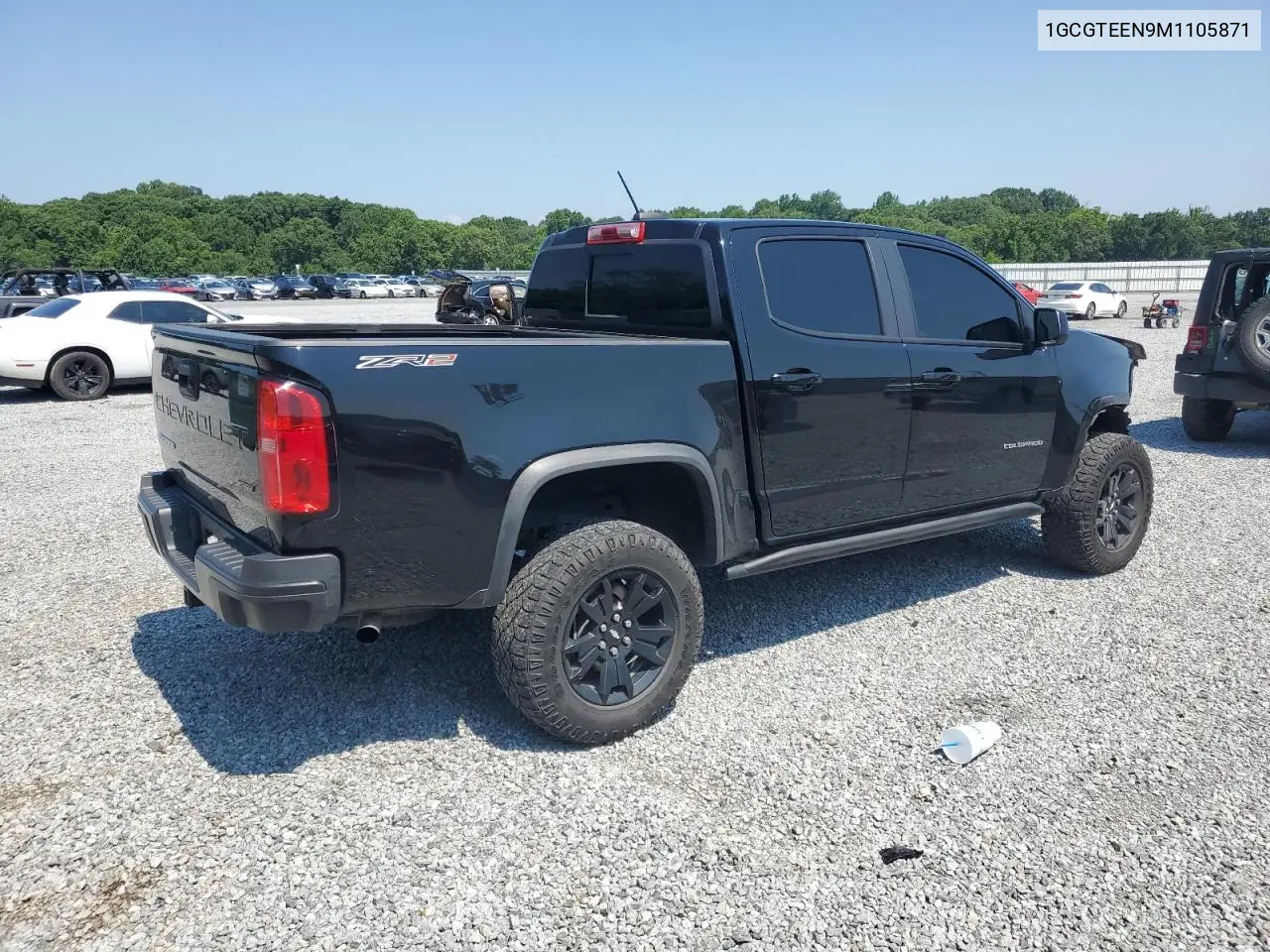 2021 Chevrolet Colorado Zr2 VIN: 1GCGTEEN9M1105871 Lot: 62886025