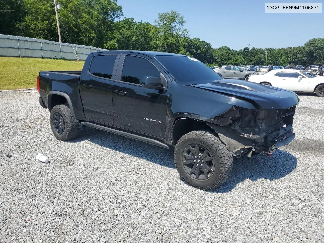 2021 Chevrolet Colorado Zr2 VIN: 1GCGTEEN9M1105871 Lot: 62886025
