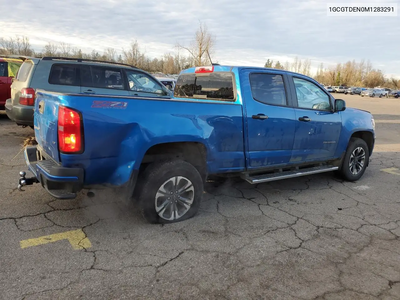 2021 Chevrolet Colorado Z71 VIN: 1GCGTDEN0M1283291 Lot: 82448604