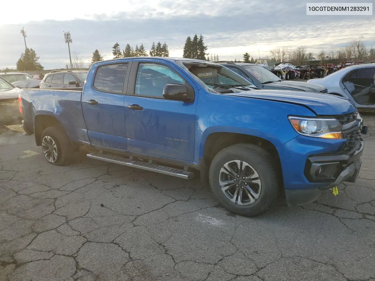 2021 Chevrolet Colorado Z71 VIN: 1GCGTDEN0M1283291 Lot: 82448604