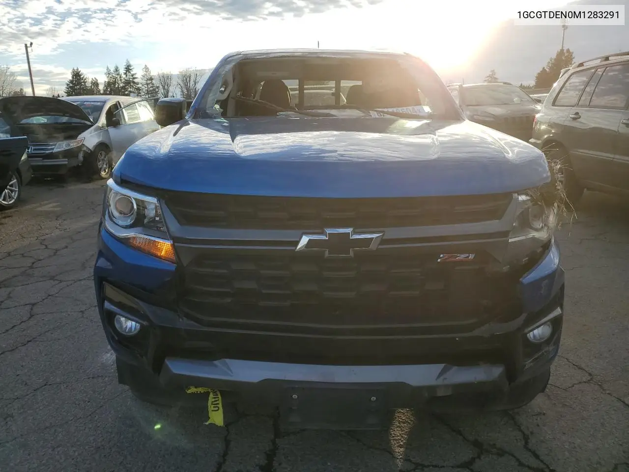 2021 Chevrolet Colorado Z71 VIN: 1GCGTDEN0M1283291 Lot: 82448604