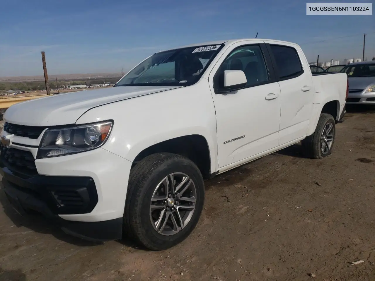 2022 Chevrolet Colorado VIN: 1GCGSBEN6N1103224 Lot: 50900595