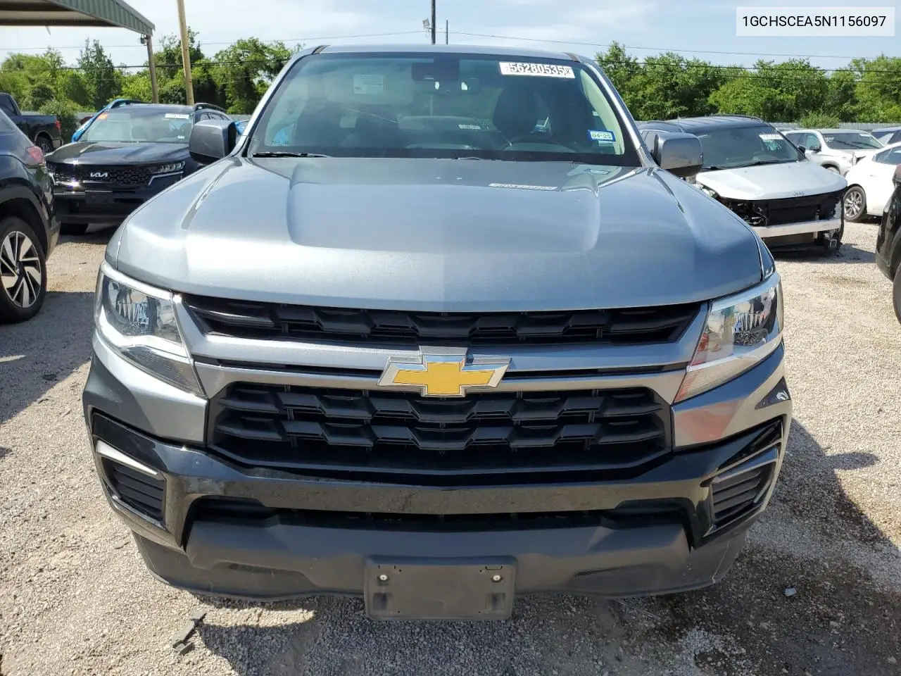 2022 Chevrolet Colorado Lt VIN: 1GCHSCEA5N1156097 Lot: 56280535