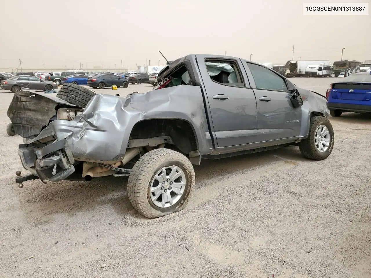 2022 Chevrolet Colorado Lt VIN: 1GCGSCEN0N1313887 Lot: 56900975